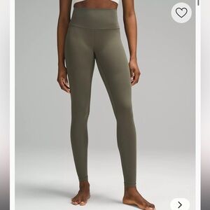 Lululemon Align Army Green Leggings